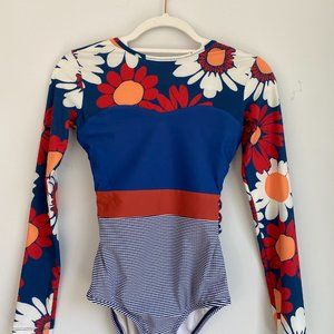 Seea Hermosa Long-sleeve Swimsuit Size Small